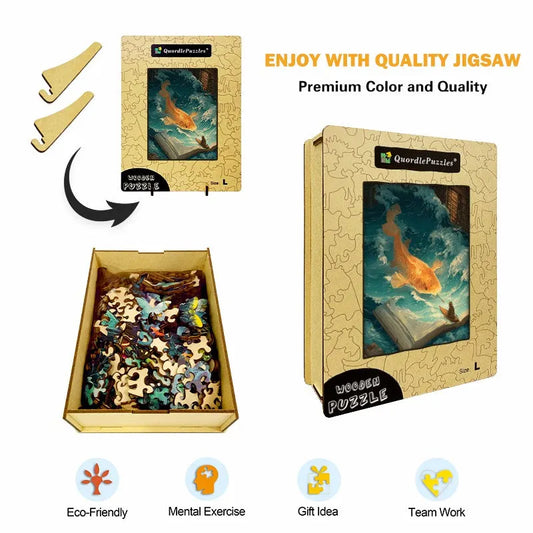 Giant Fish Wooden Jigsaw Puzzle