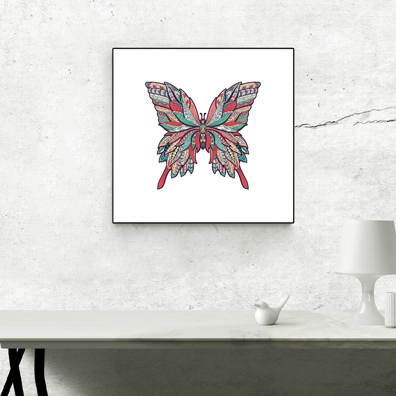 Red Butterfly Jigsaw Puzzle