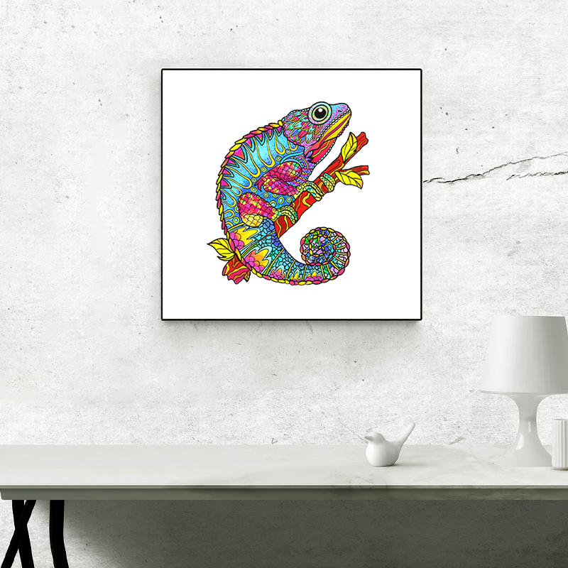 Colorful Lizard Puzzle