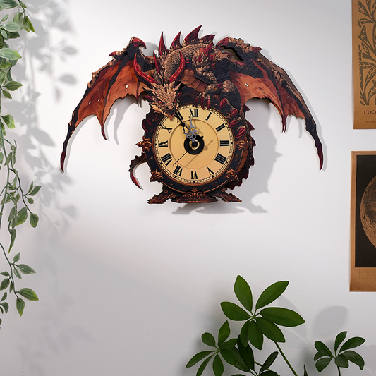 Dragon’s Watch Timepiece Wooden Clock Puzzle