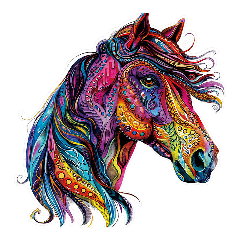 🔥LAST DAY 92% -Rainbow Spotted Horse