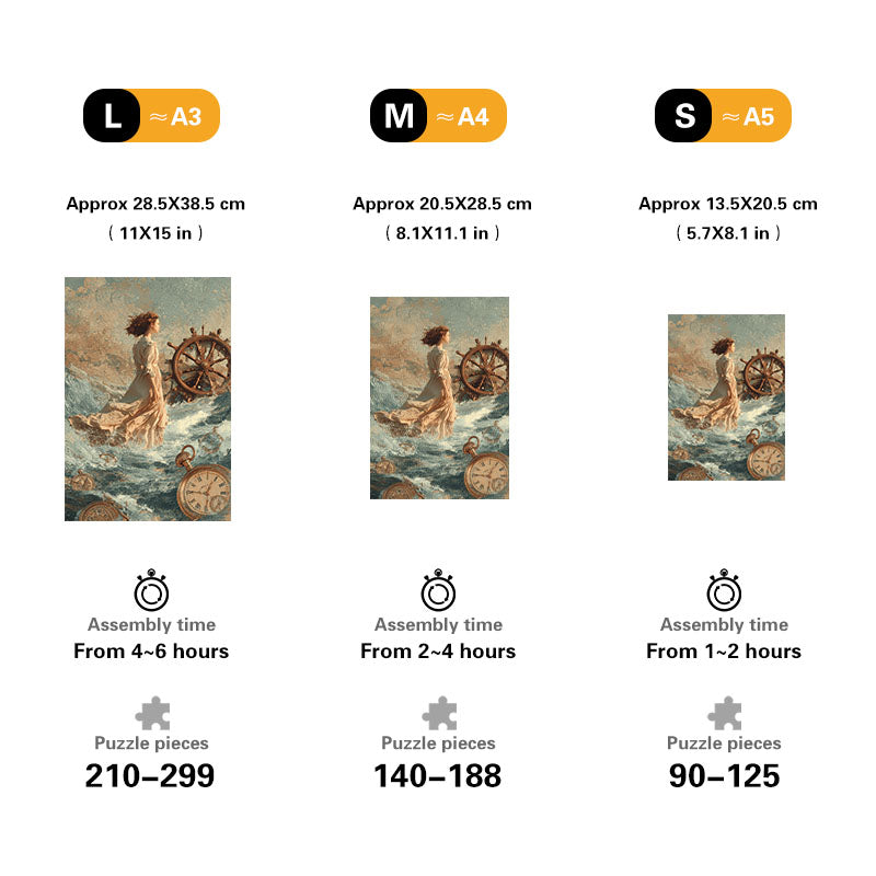 Oceanic Time Wooden Jigsaw Puzzle