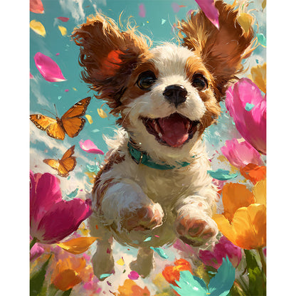 Spaniel Puppy Wooden Jigsaw Puzzle