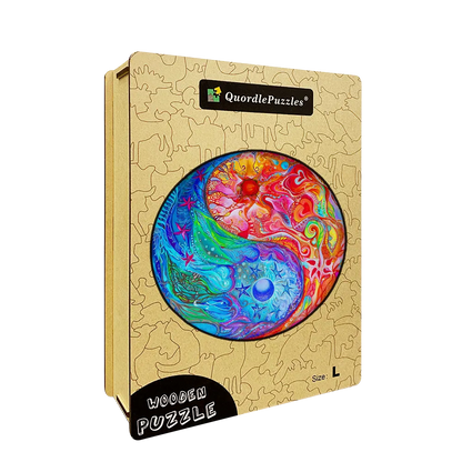 Fire and Water Mandala Puzzle