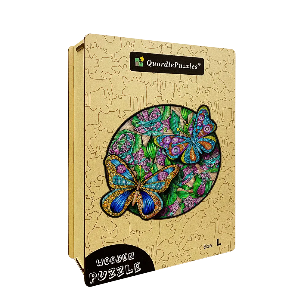 Beautiful Butterfly Wooden Jigsaw Puzzle
