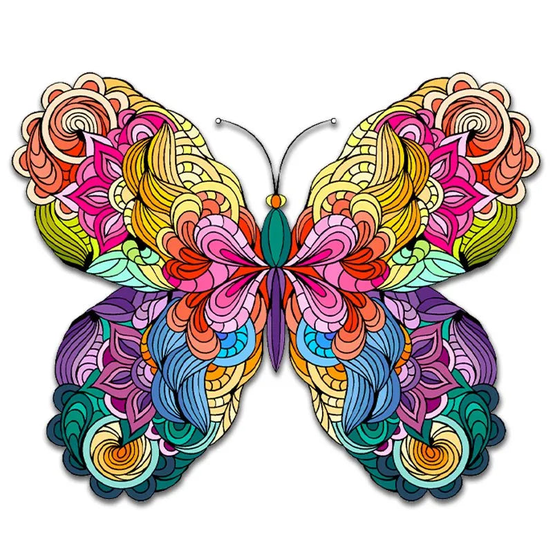 Butterfly Colorful Edition Jigsaw Puzzle