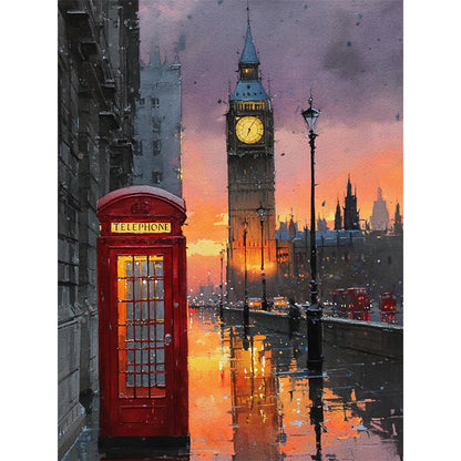 London Telephone Wooden Jigsaw Puzzle