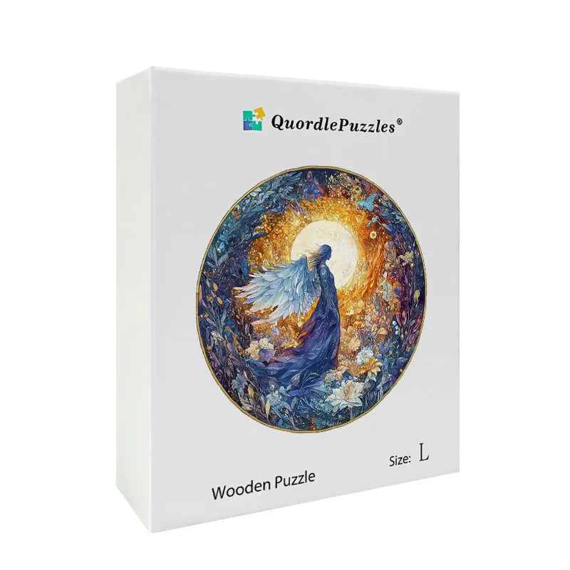 Moonlit Angel Wooden Jigsaw Puzzle