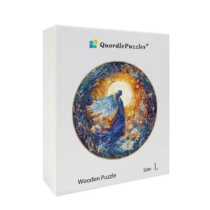 Moonlit Angel Wooden Jigsaw Puzzle