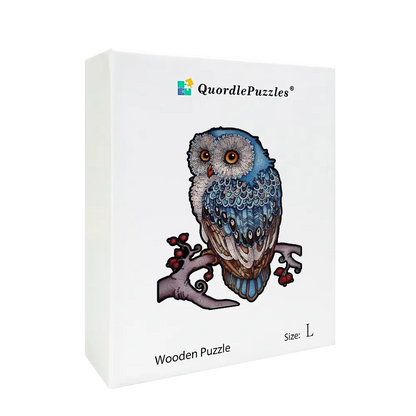 Blue Tailed Owl Jigsaw Puzzle
