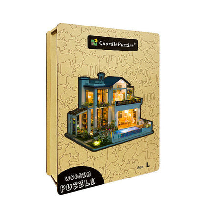 Modern Villa Wooden Jigsaw Puzzle