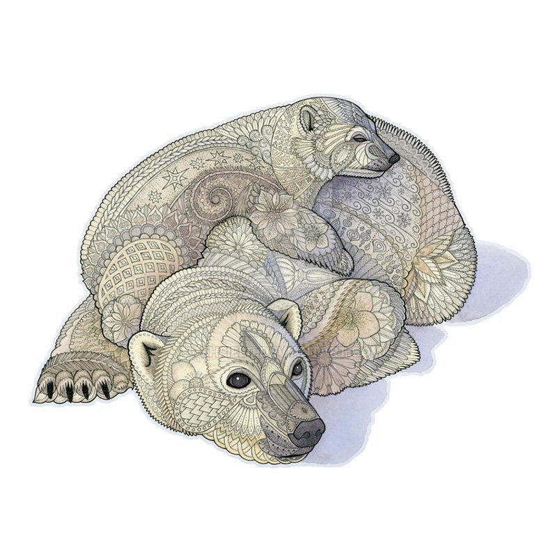 White Polar Bear Jigsaw Puzzle