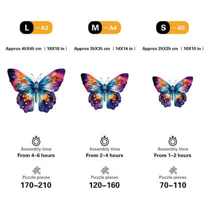 🔥LAST DAY 92% -A watercolor butterfly with a rainbow on the wings.