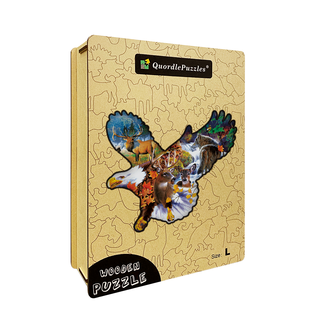 🔥LAST DAY 92% OFF-Eagle Eye Wooden Jigsaw Puzzle