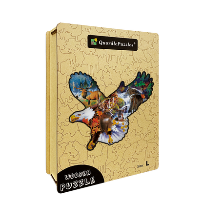 🔥LAST DAY 92% OFF-Eagle Eye Wooden Jigsaw Puzzle