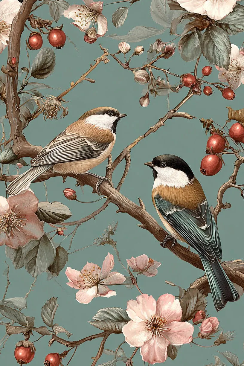Cherry Tweet Wooden Jigsaw Puzzle