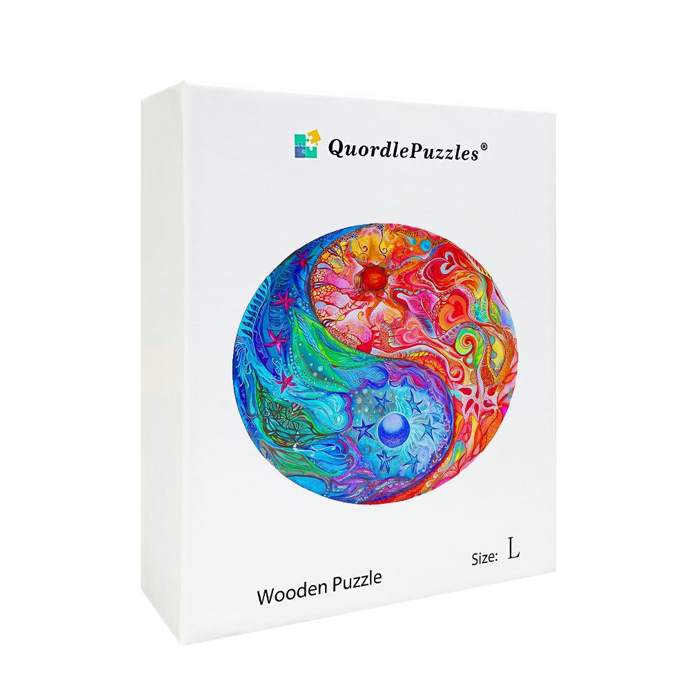 Fire and Water Mandala Puzzle