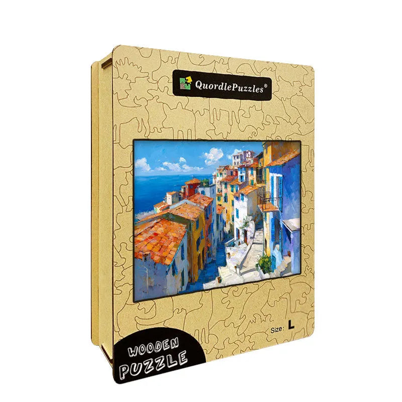 Coastal Climb Wooden Jigsaw Puzzle