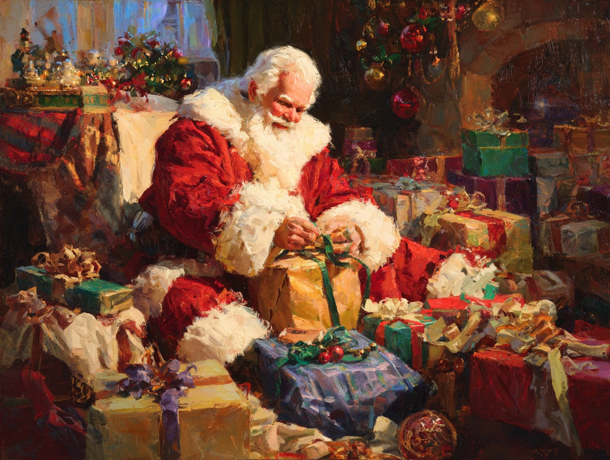 Santa's Workshop Wooden Jigsaw Puzzle