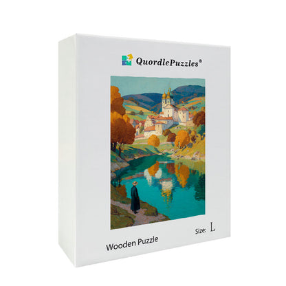 River Reflections Wooden Jigsaw Puzzle