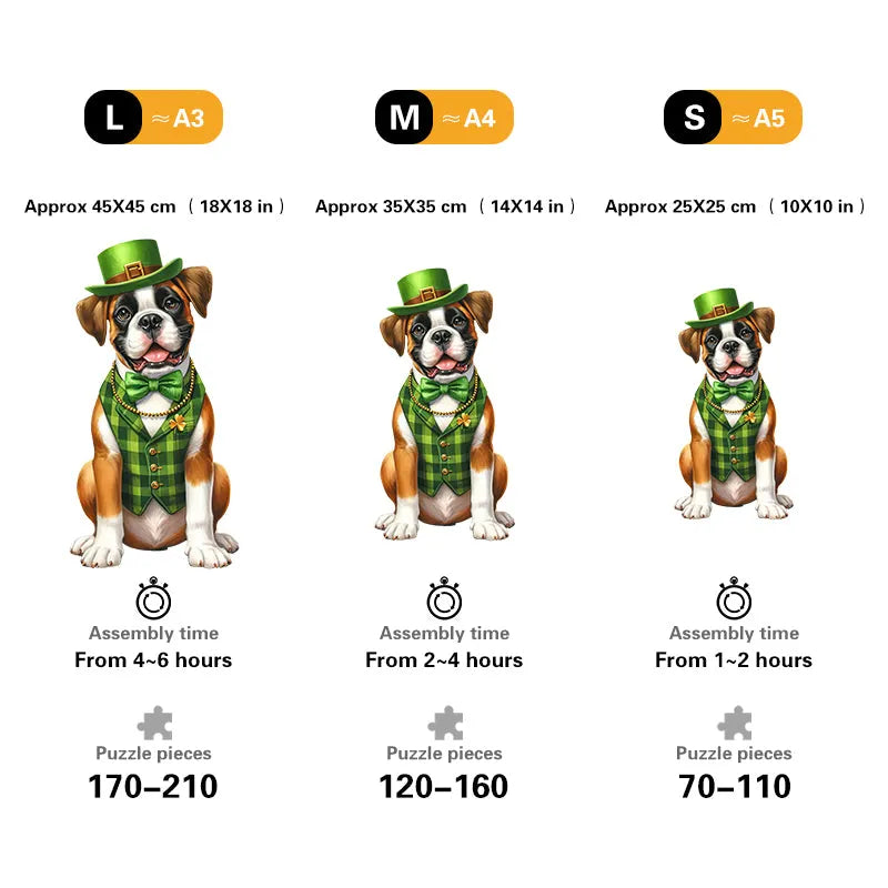 🔥LAST DAY 93% -St Patrick's Day Boxer Dog