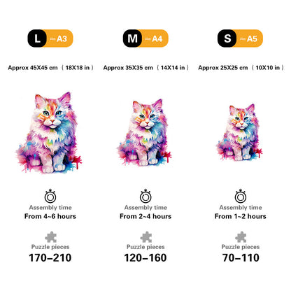 🔥LAST DAY 92% -Delicate cat watercolor