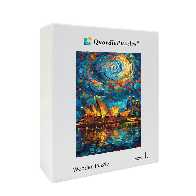 Sydney Mosaic Wooden Jigsaw Puzzle