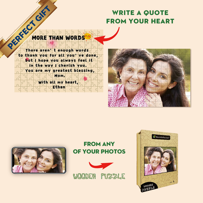 Puzzle & Message: The Perfect Surprise