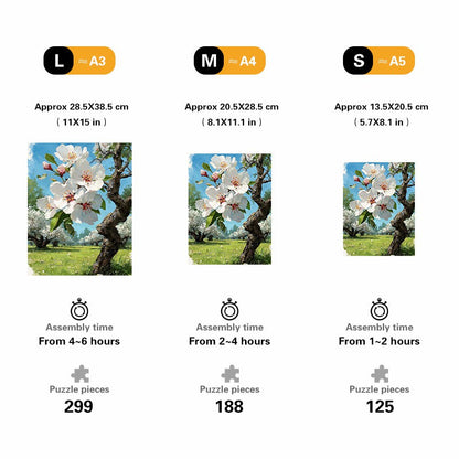 Spring Orchard Wooden Jigsaw Puzzle