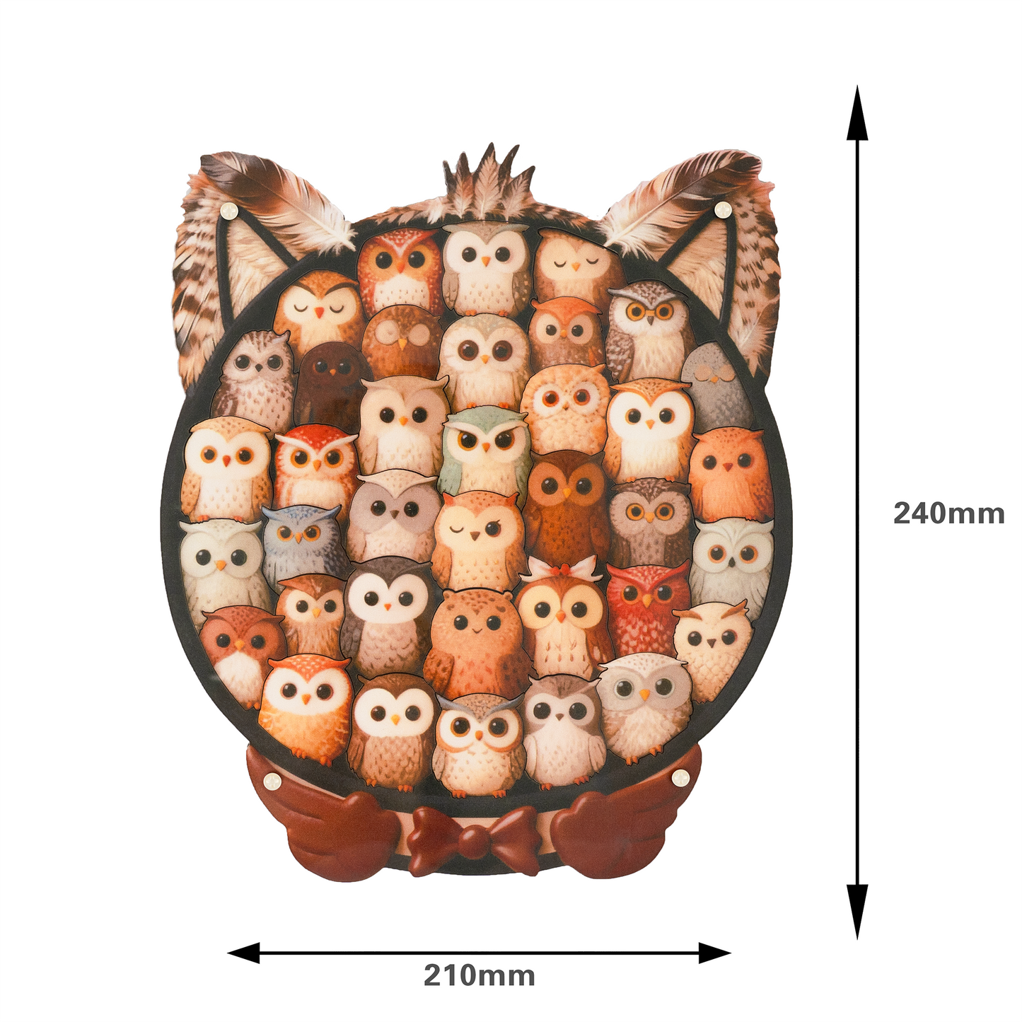Wisdom Owl Gathering Display Puzzle