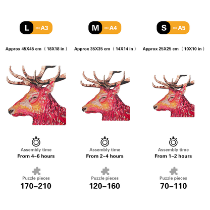 Red Elk Jigsaw Puzzle