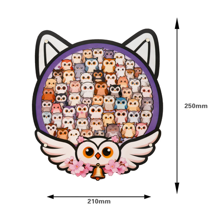 Enchanted Owl Gathering Display Puzzle