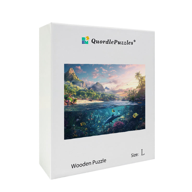 Tropical Ocean Wooden Jigsaw Puzzle