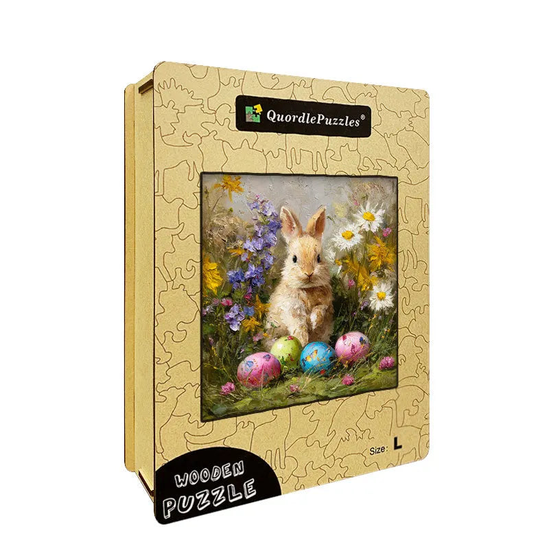 Easter Bunny Wooden Jigsaw Puzzle