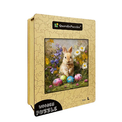Easter Bunny Wooden Jigsaw Puzzle