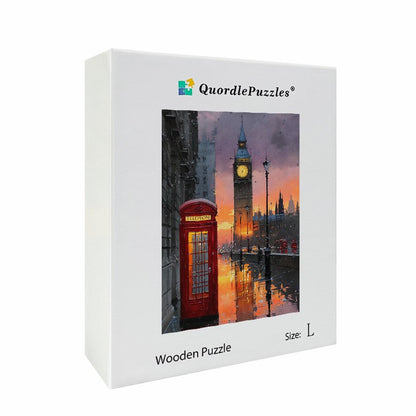 London Telephone Wooden Jigsaw Puzzle