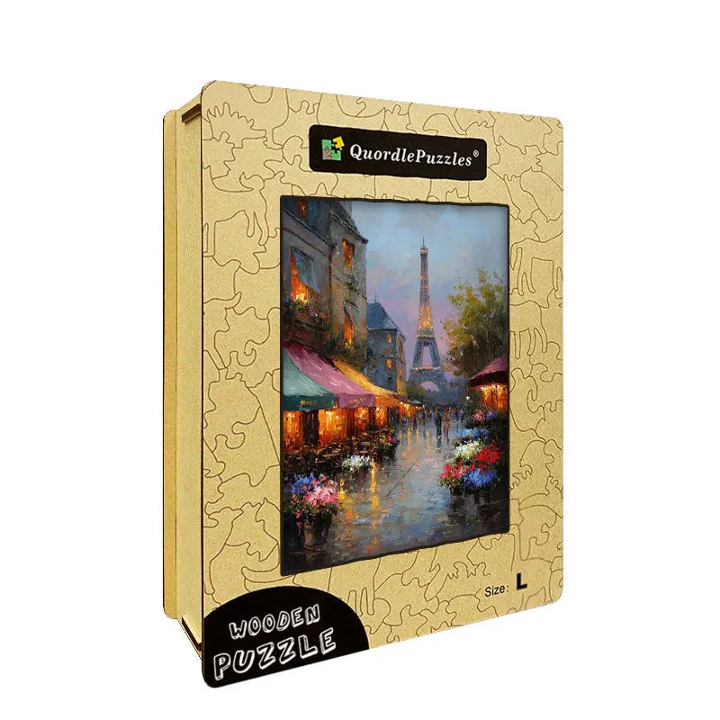 Parisian Twilight Wooden Jigsaw Puzzle
