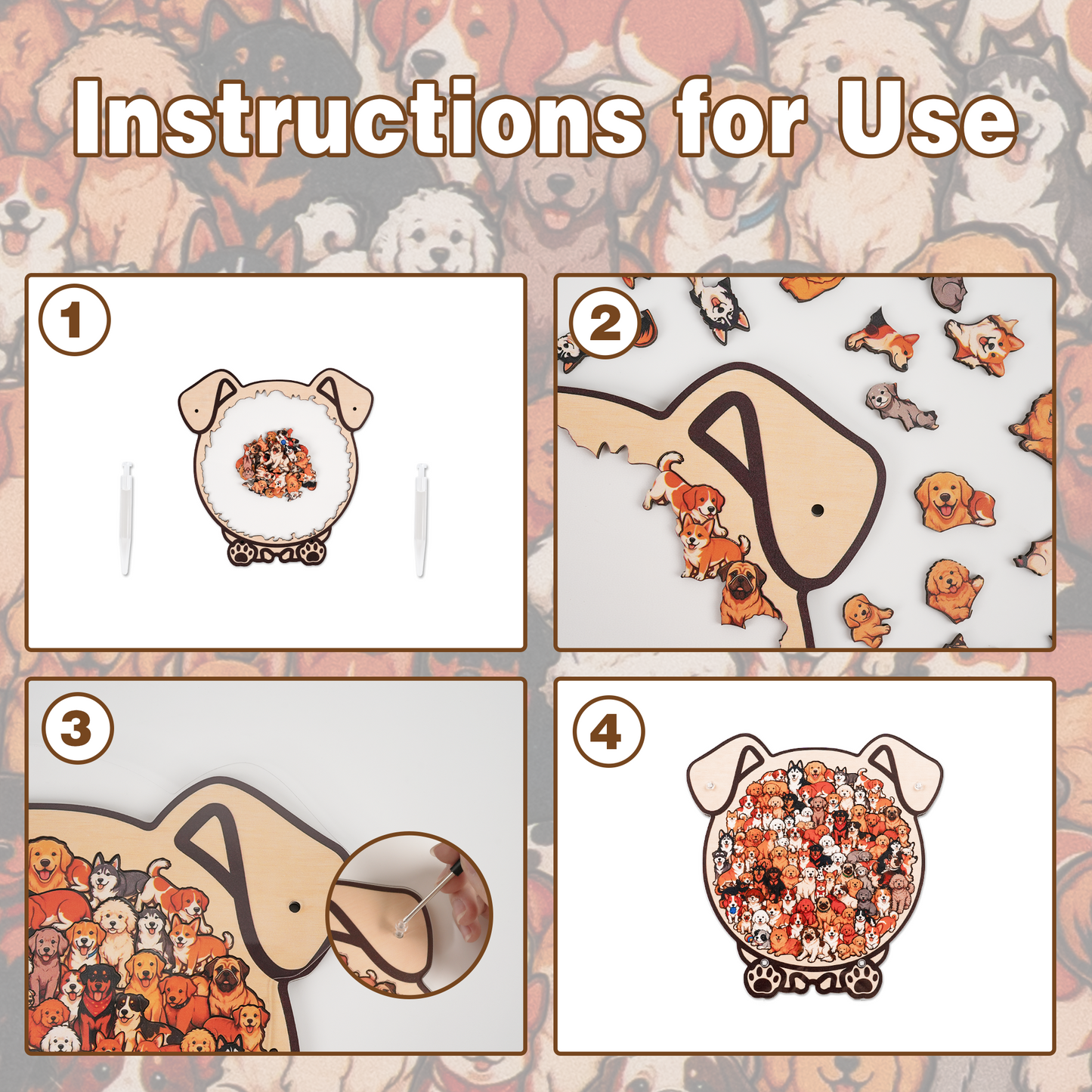 Pawsome Pack Dog  Gathering Display Puzzle
