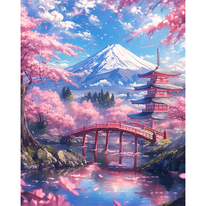 Japanese Spring Wooden Jigsaw Puzzle