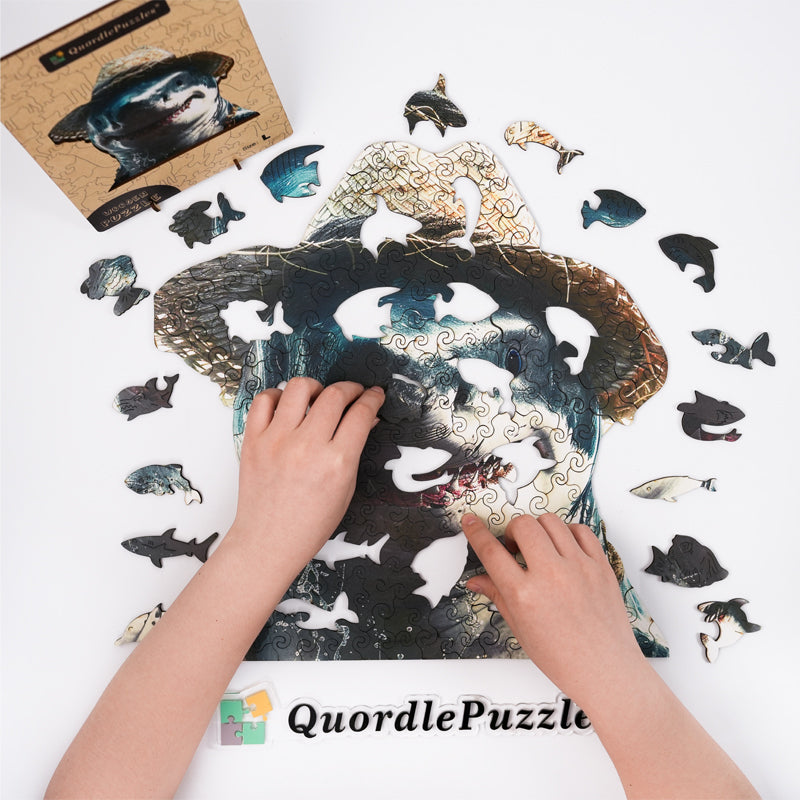 🔥LAST DAY 85% OFF-Shark wearing straw hat