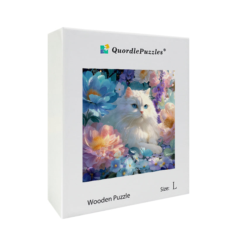 Fairytale Cat Wooden Jigsaw Puzzle