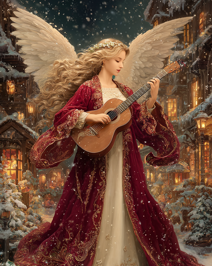 Christmas Angel Wooden Jigsaw Puzzle
