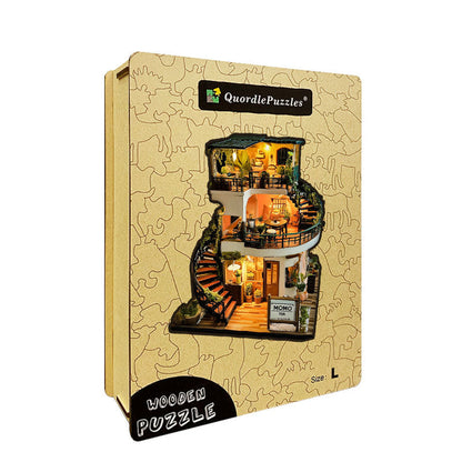 Tea House Wooden Jigsaw Puzzle