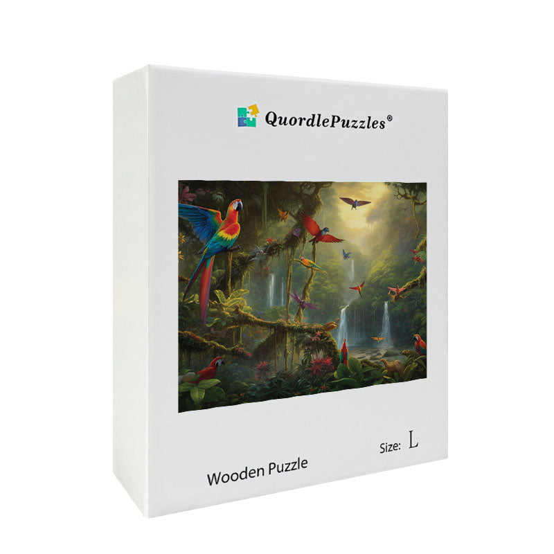 Tropical Rainforest Wooden Jigsaw Puzzle