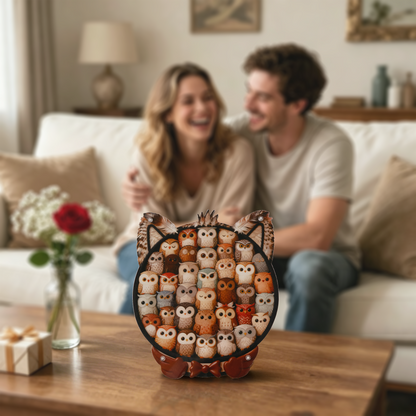 Wisdom Owl Gathering Display Puzzle