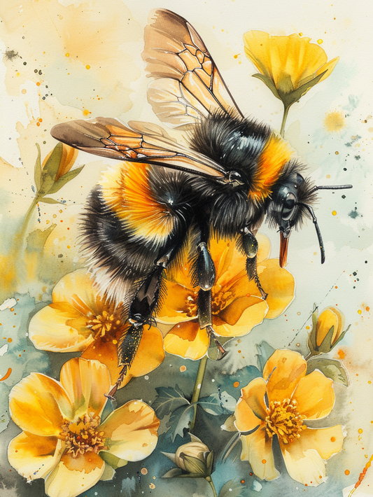 Bee & Blossom Wooden Jigsaw Puzzle