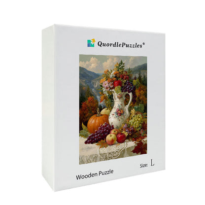Mountain Harvest Wooden Jigsaw Puzzle