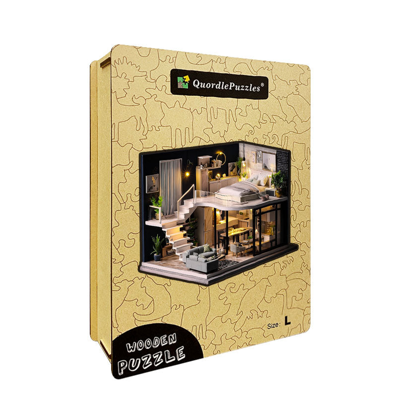 Modern Loft Wooden Jigsaw Puzzle