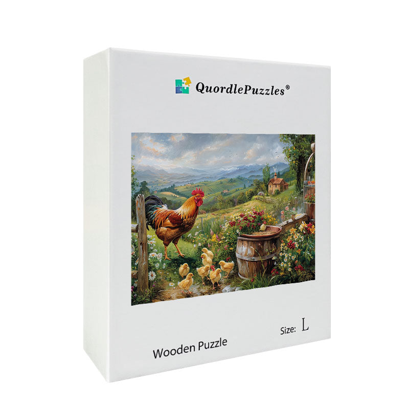 Farmyard Family Wooden Jigsaw Puzzle