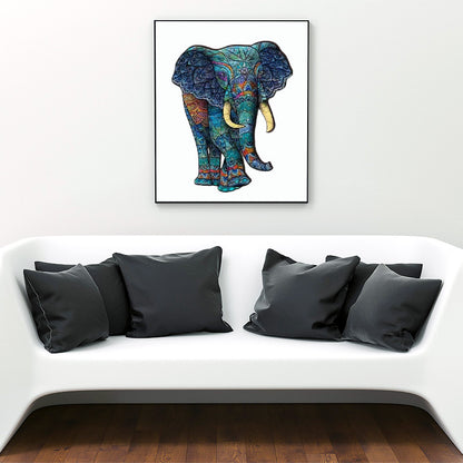 Colorful Elephant Jigsaw Puzzle
